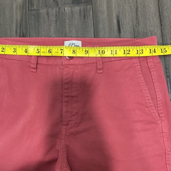 J crew Vintage slim-straight stretch chino pant red pink AB648 - Picture 8 of 10